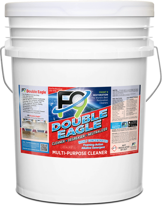 F9 Double Eagle Cleaner, Degreaser, Neutralizer: 5 Gallon Pail