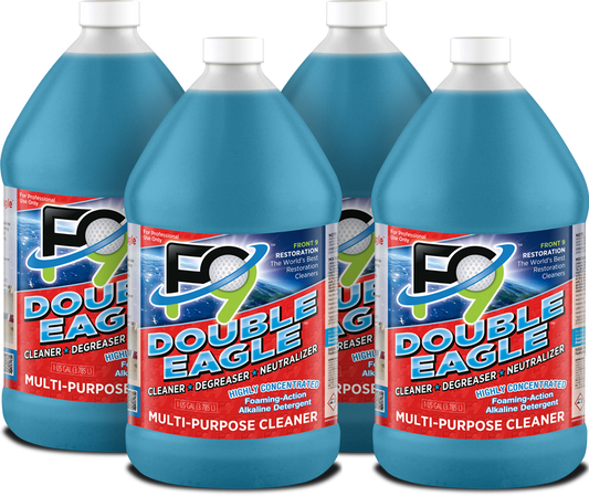 F9 Double Eagle Cleaner, Degreaser, Neutralizer - 4 Gallon Case