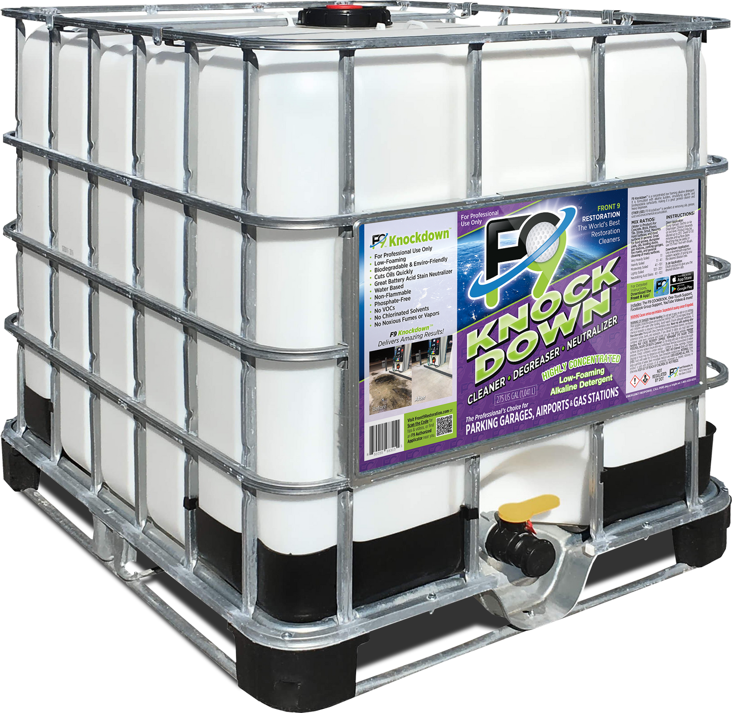 F9 Knockdown - 275 Gallon Tote