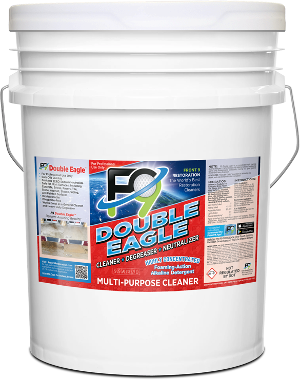 F9 Double Eagle Cleaner, Degreaser, Neutralizer: 5 Gallon Pail